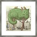 The Cat Tree Framed Print