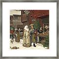 The Christmas Fair Framed Print