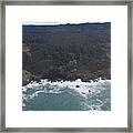 The Cold Waters Of The Pacific Ocean Framed Print