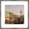 The Course Of Empire Consummation Framed Print