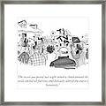 The Course Of Humanity Framed Print