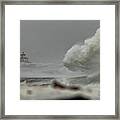 The Curl Framed Print
