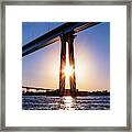 The Curving Beauty Of San Diego Bay Framed Print