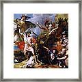 The Death Of The Stag By Benjamin West Framed Print