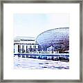 The Egg At Empire State Plaza In Albany, New York. Framed Print