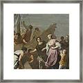 The Embarkation Of Helen Of Troy Framed Print