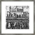 The Execution Of The Duke Of Monmouth Framed Print