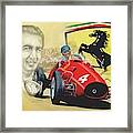 The Ferrari Legends - Alberto Ascari Framed Print