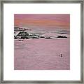 The Fisherman And The Sea Framed Print