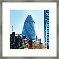 The Gherkin Building, London, England Framed Print