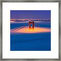 The Glowing Golden Gate Framed Print