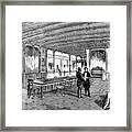 The Grand Saloon On Board The Great Framed Print