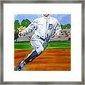 The Greatest Baseball Player In History Ty Cobb Framed Print