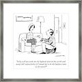 The Happiest Man In The World Framed Print