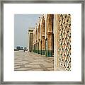 The Hassan Ii Mosque Or Grande Mosquée Framed Print