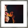 The Hell Inside Her Framed Print