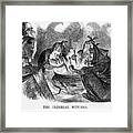 The Imperial Witches, 1872. Artist Framed Print