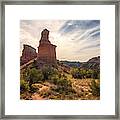 The Lighthouse - Palo Duro Canyon Texas Framed Print