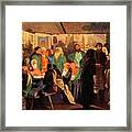 The Magician Arrives At The Village Framed Print