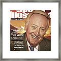 The Man Behind The Voice Of Baseball Sports Illustrated Cover Framed Print