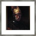 The Man With The Golden Helmet By Rembrandt Van Rijn Framed Print