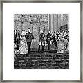 The Marriage Of The Duke And Duchess Framed Print