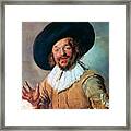 The Merry Drinker, 1628-1630. Artist Framed Print