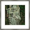The Offering Statue Framed Print