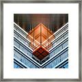 The Orange Cube Framed Print