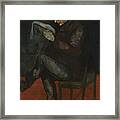 The Painters Father, Louis-auguste Framed Print