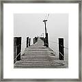 The Pier Framed Print