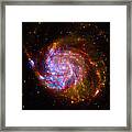 The Pinwheel Galaxy Composite Framed Print