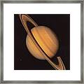 The Planet Saturn Framed Print