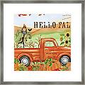 The Pumpkin Patch Truck C Framed Print