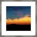 The Rays Of Dawn Framed Print