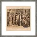 The Release Of The Seven Bishops, 1688 Framed Print
