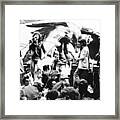 The Rolling Stones In Concert Framed Print