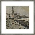 The Schiavoni Quay In Venice. Artist Framed Print