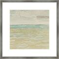 The Sea At Dieppe Framed Print