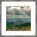 The Shining Valley Framed Print