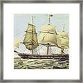 The Ship The Windsor Castle, 1250 Tons Framed Print