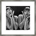 The Sisters G., Karla And Eleanor Framed Print
