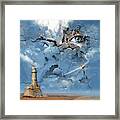 The Sky Is The Limit Or False Illusions And Imagination Duplicity Framed Print