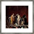 The Slave Market In Rome, C1883-c1884 Framed Print