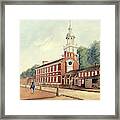 The State House In 1778 Framed Print