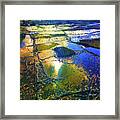 The Sun Kissed A Rock Pool Framed Print