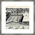 The Temple From The Thames, C1650, 1903 Framed Print