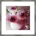 The Tender Fragrance Of Roses Framed Print