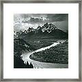 The Tetons - Snake River Framed Print