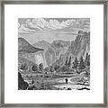 The Valley Of The Yosemite Framed Print